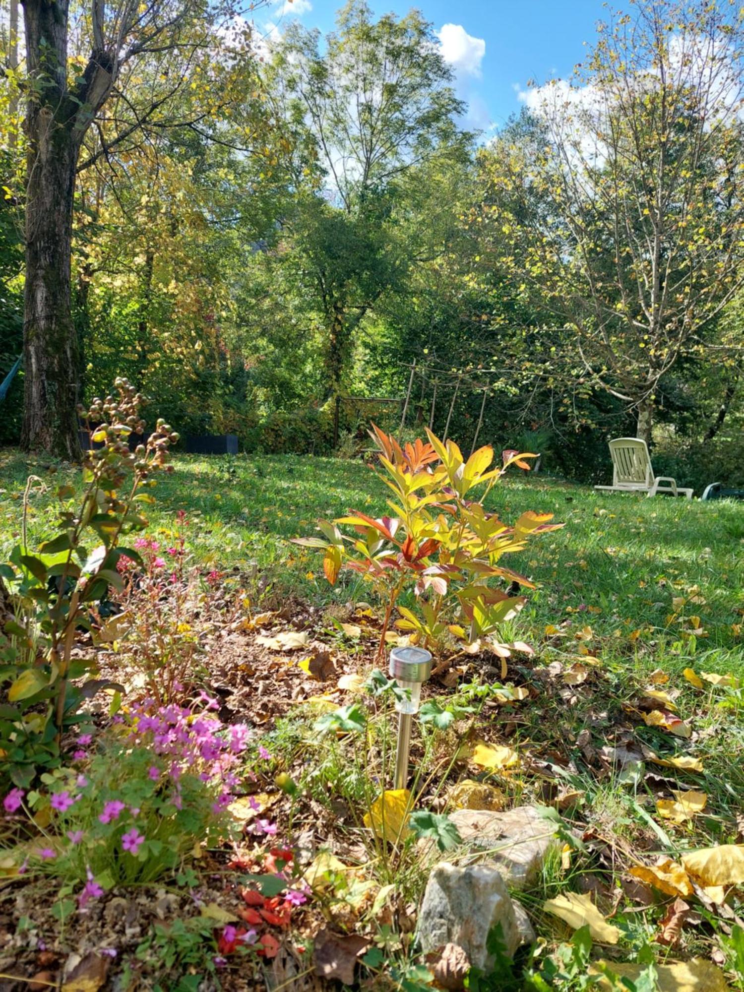 Gîte et jardin en bord de rivière Saumane Buitenkant foto